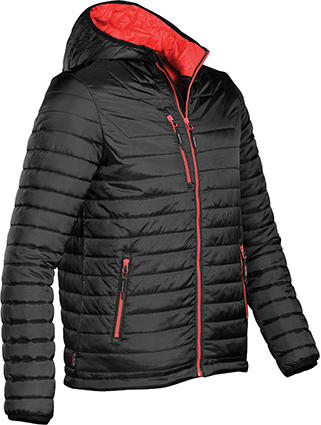 Gravity Thermal Jacket in Farbe Black/True Red