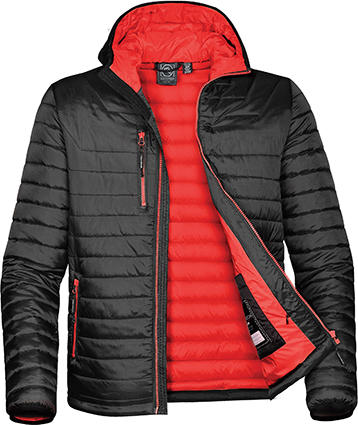 Gravity Thermal Jacket in Farbe Black/True Red