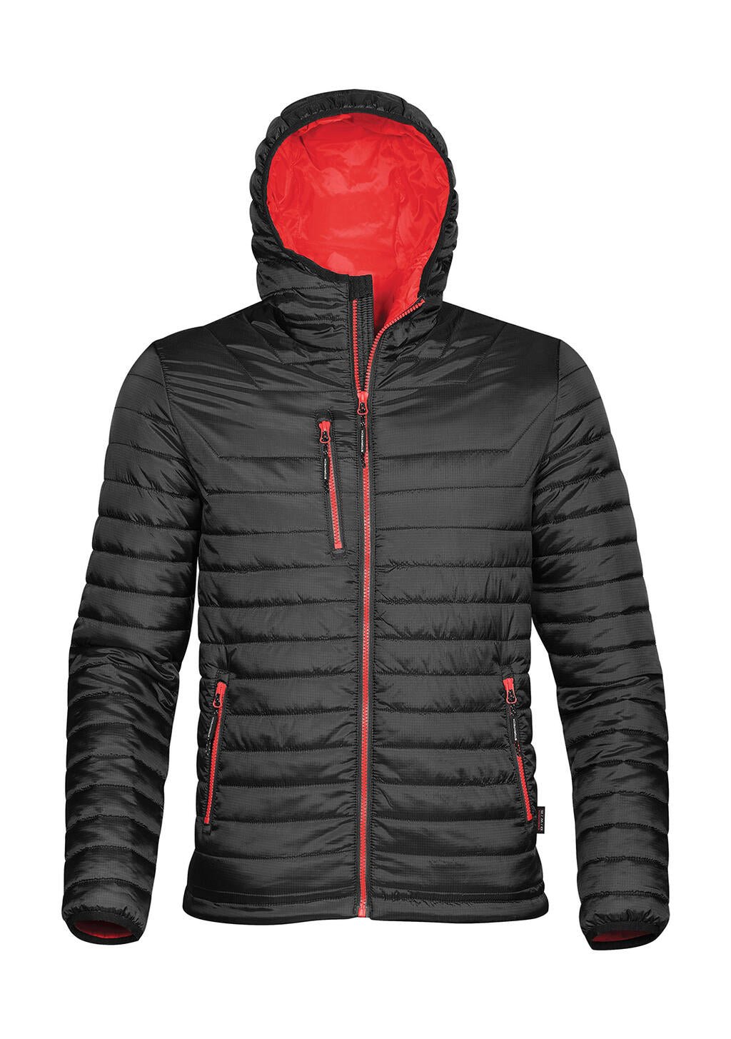 Gravity Thermal Jacket in Farbe Black/True Red