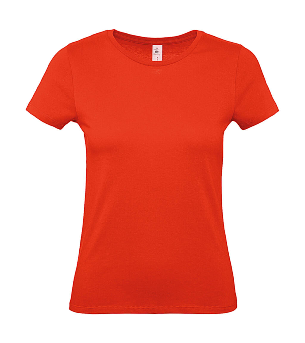 #E150 /women T-Shirt in Farbe Fire Red