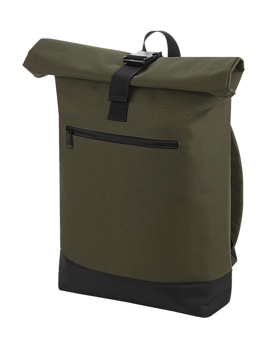 Roll-Top Backpack in Farbe Military Green