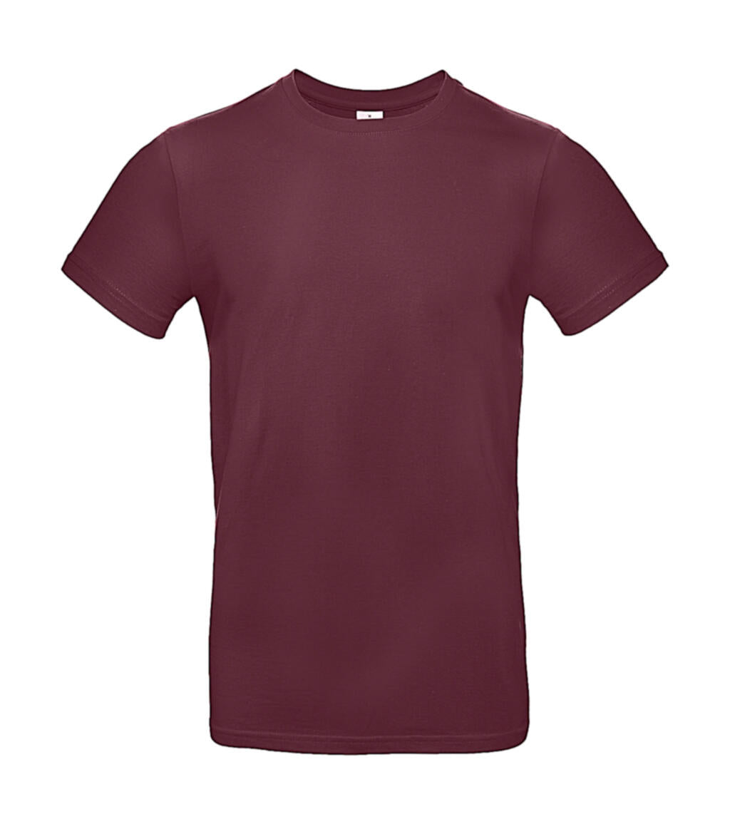 #E190 T-Shirt in Farbe Burgundy