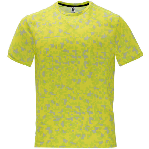 T-Shirt Assen Fluor Yellow Pixel in Farbe Pixel Fluor Yellow