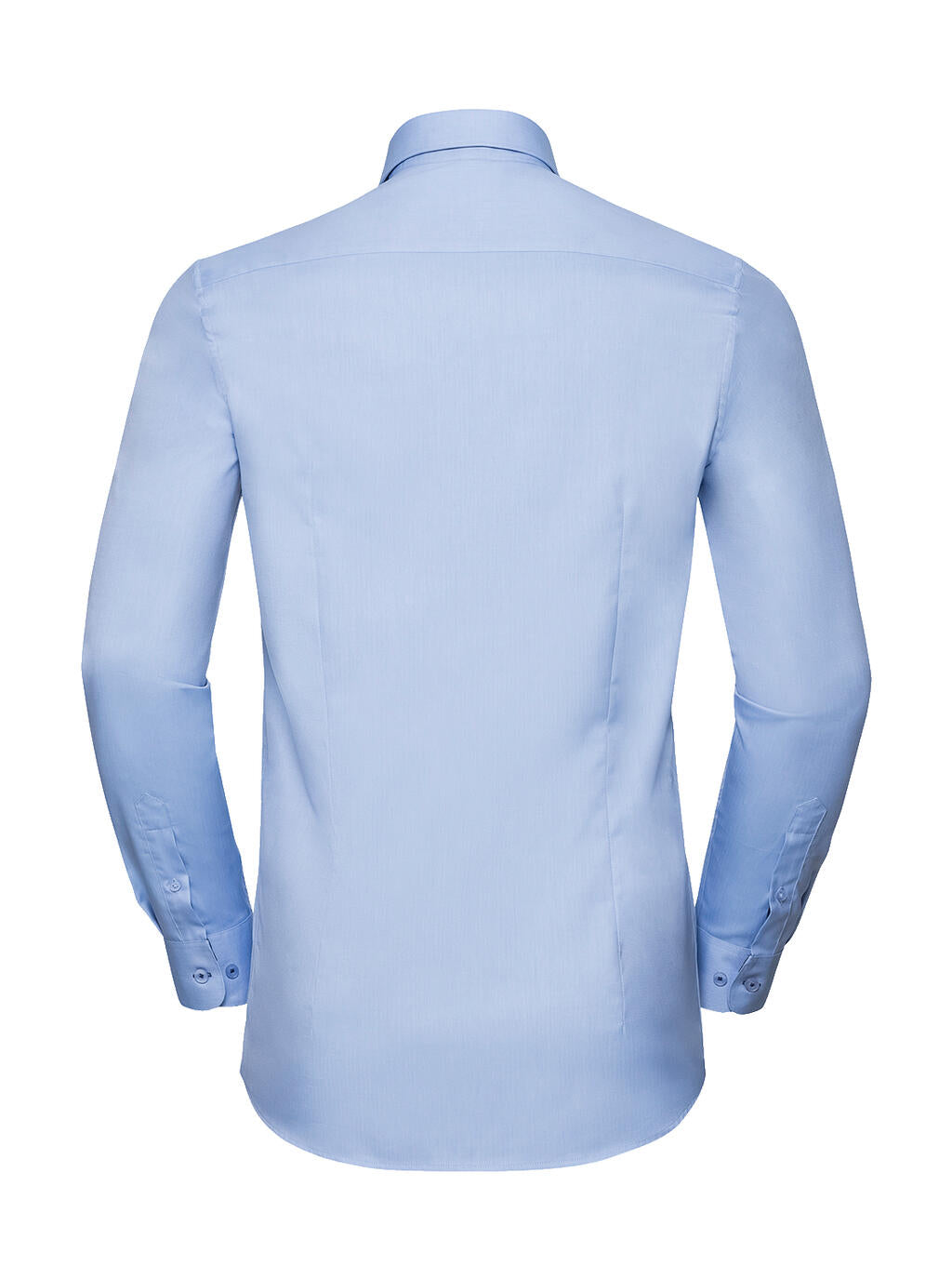 Tailored Contrast Herringbone Shirt LS in Farbe White/Silver/Convoy Grey