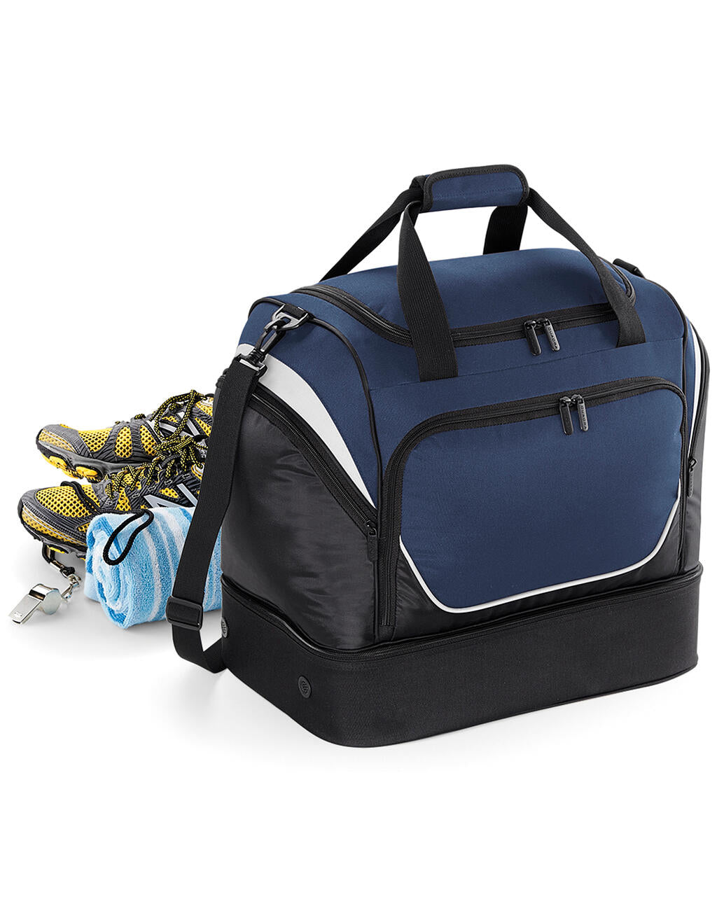 Pro Team Hardbase Holdall in Farbe Black/Black/Light Grey