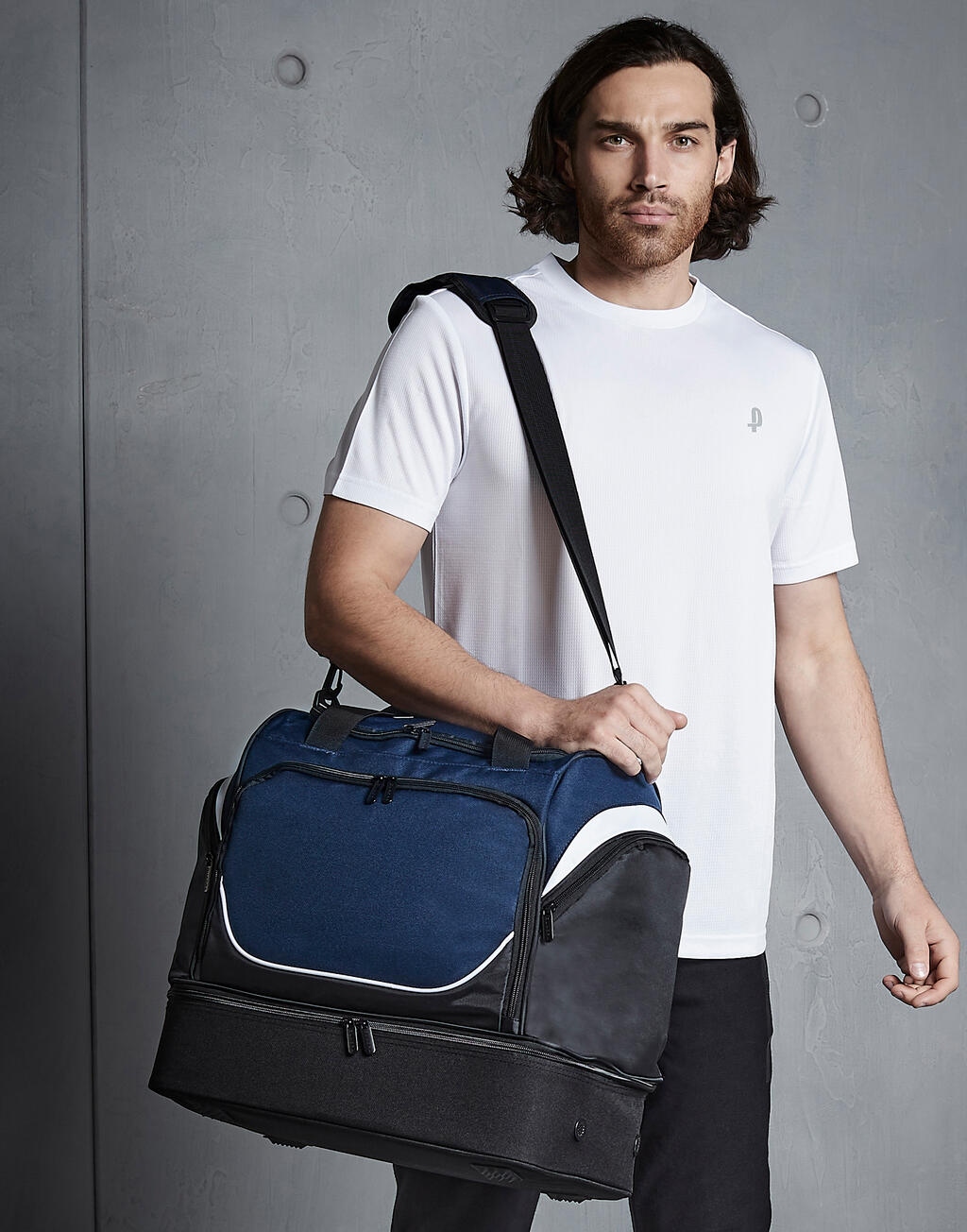 Pro Team Hardbase Holdall in Farbe Black/Black/Light Grey
