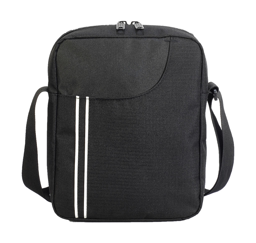 Rennes Messenger Pouch in Farbe Black/White