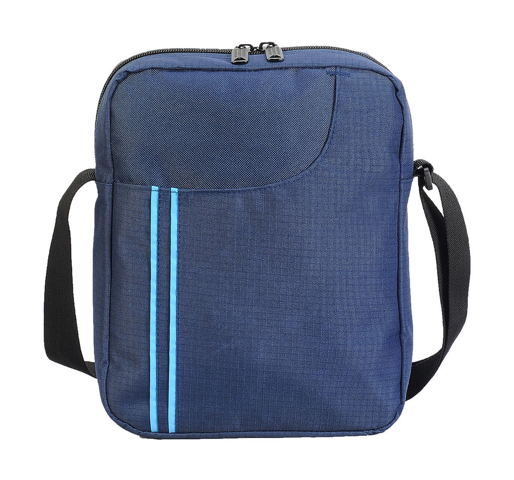 Rennes Messenger Pouch in Farbe French Navy/Turquoise