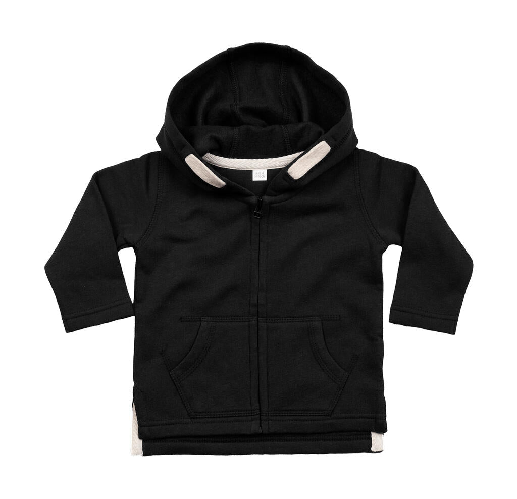 Baby Hoodie in Farbe Black