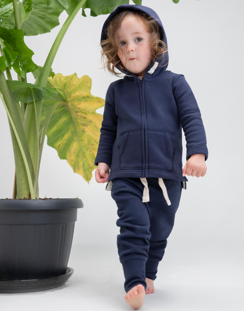 Baby Hoodie in Farbe White