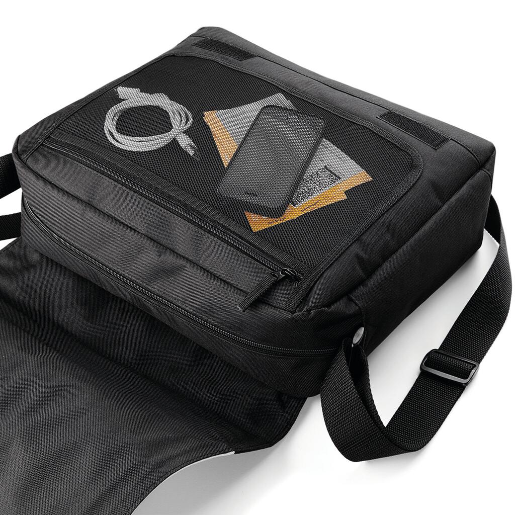 Sublimation Messenger Bag in Farbe Black