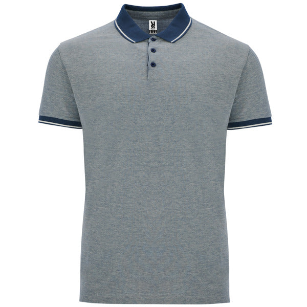 Poloshirt Bowie in Farbe Heather Navy Blue