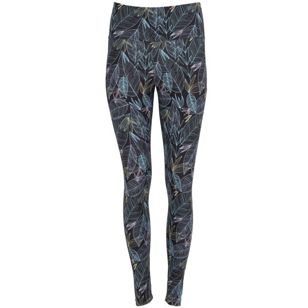 Leggings Cirene in Farbe Black Leaf