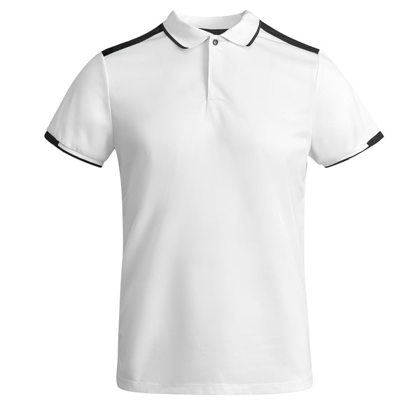 Poloshirt Tamil in Farbe White/Black