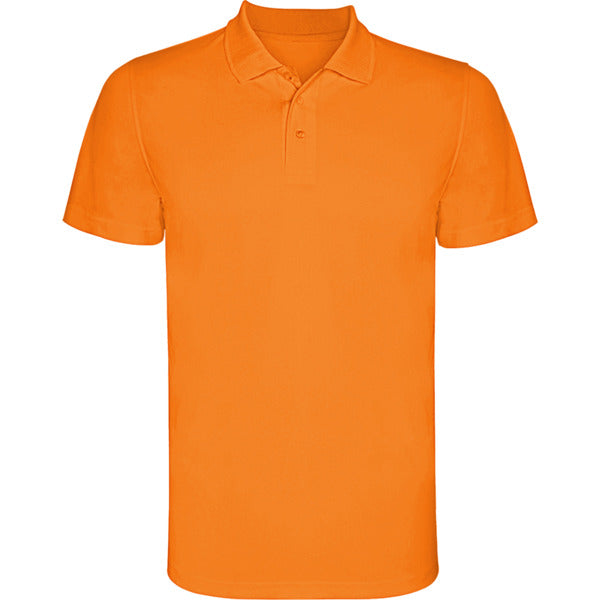 Poloshirt Monzha in Farbe Fluor Orange