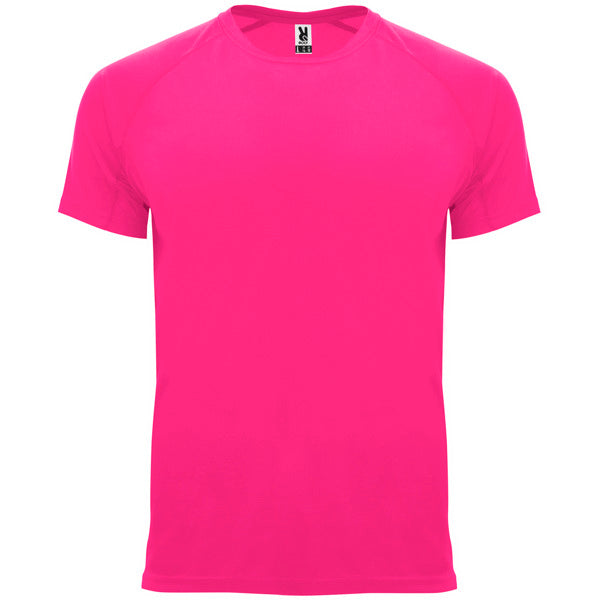 T-Shirt Bahrain in Farbe Fluor Pink