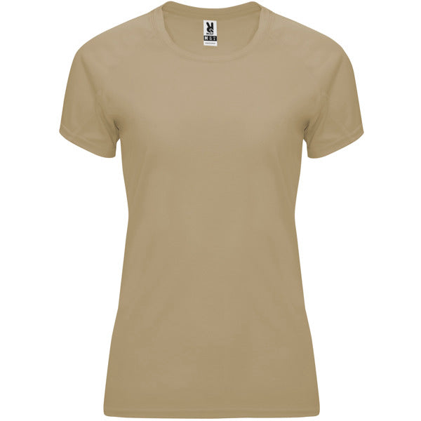 T-Shirt Bahrain Woman in Farbe Dark Sand