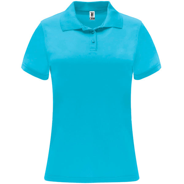 Poloshirt Monzha Woman in Farbe Turquoise