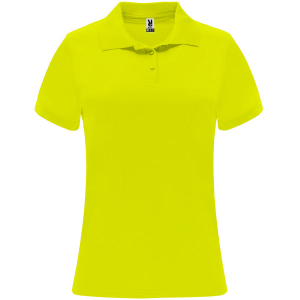 Poloshirt Monzha Woman in Farbe Fluor Yellow