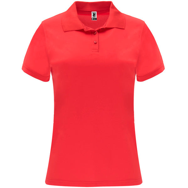 Poloshirt Monzha Woman in Farbe Red