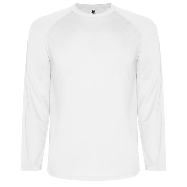 Langärmliges T-Shirt Montecarlo in Farbe White