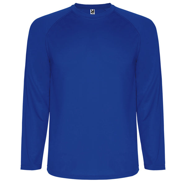 Langärmliges T-Shirt Montecarlo in Farbe Royal Blue