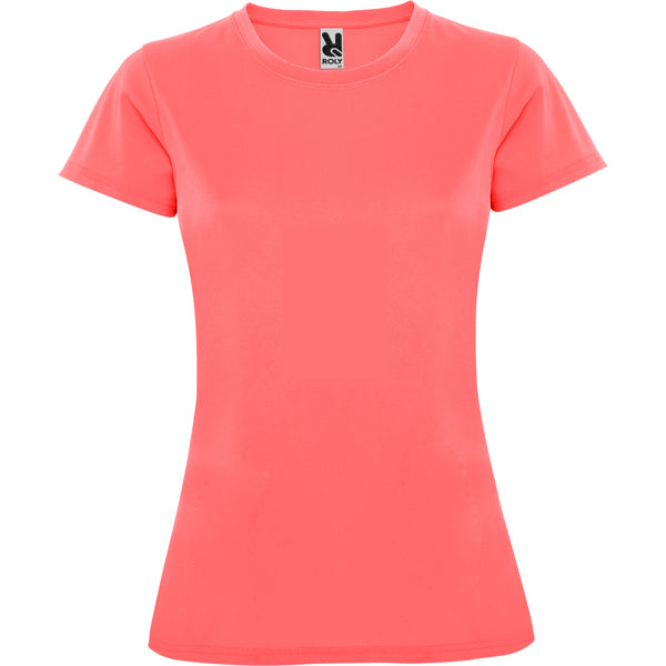 T-Shirt Montecarlo Woman Fluor Coral in Farbe Fluor Koral