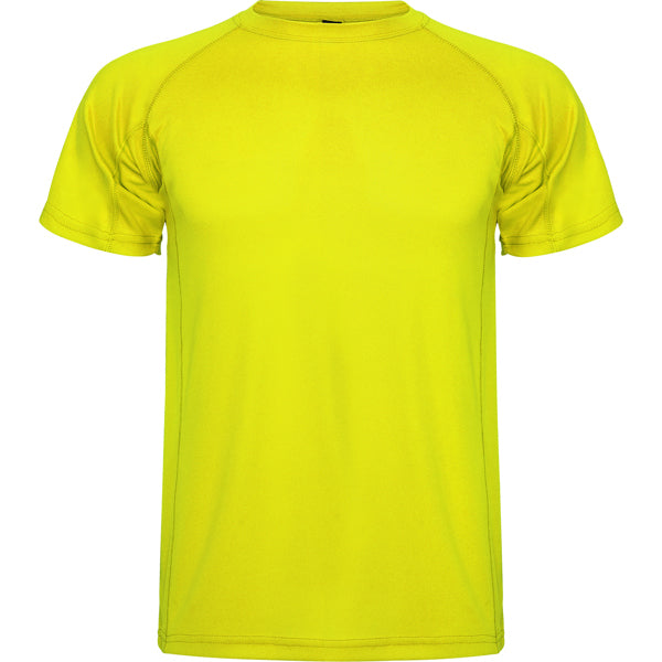 T-Shirt Montecarlo in Farbe Fluor Yellow