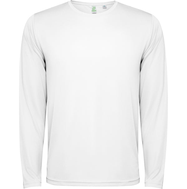 Langärmliges T-Shirt Estoril in Farbe White