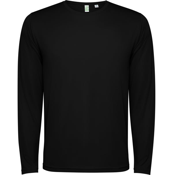 Langärmliges T-Shirt Estoril in Farbe Black