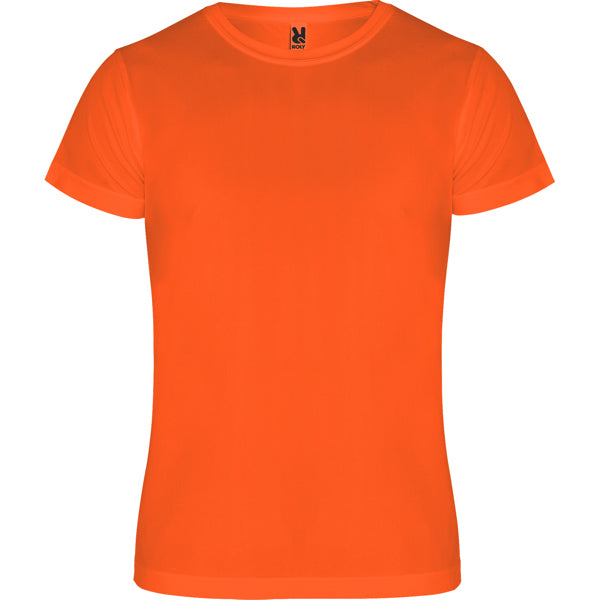 T-Shirt Camimera in Farbe Fluor Orange