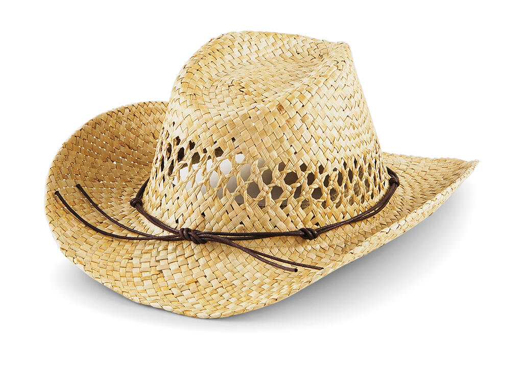 Straw Cowboy Hat in Farbe Natural