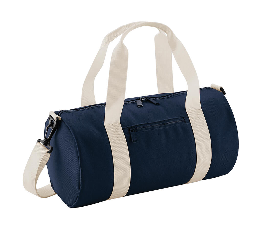 Mini Barrel Bag in Farbe French Navy/Off White