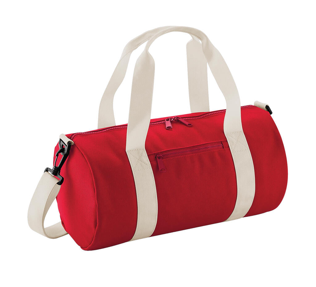 Mini Barrel Bag in Farbe Classic Red/Off White
