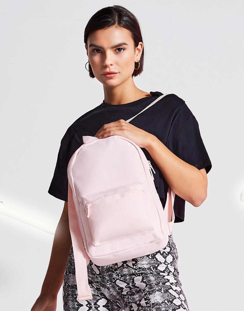 Mini Essential Fashion Backpack in Farbe White