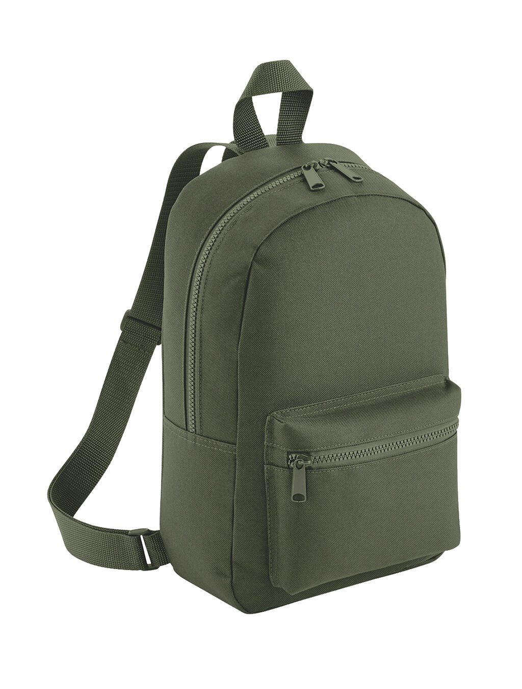 Mini Essential Fashion Backpack in Farbe Olive Green