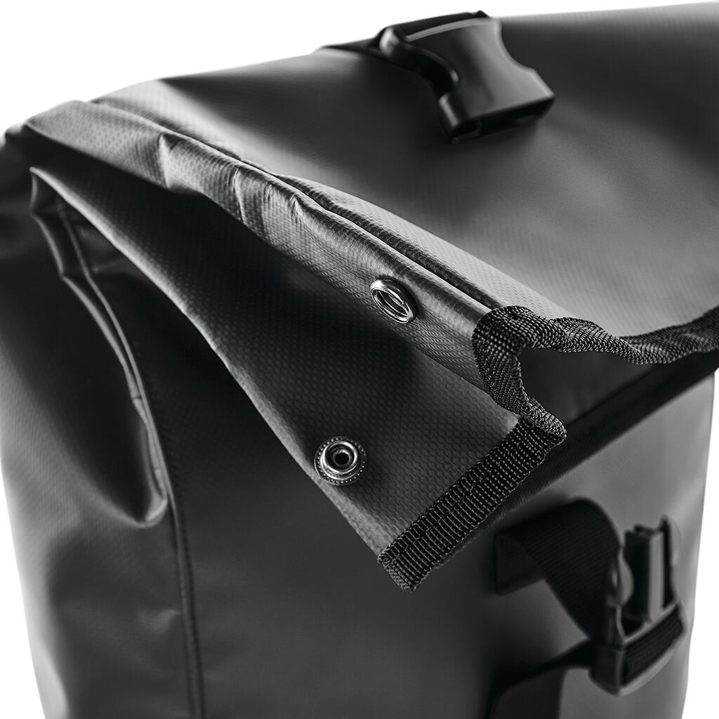 Tarp Roll Top Backpack in Farbe Black