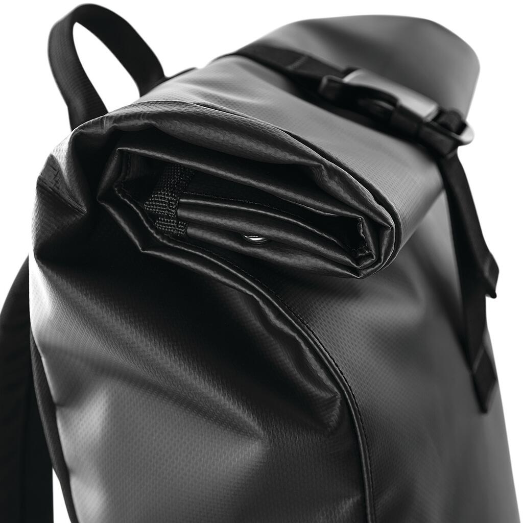 Tarp Roll Top Backpack in Farbe Black
