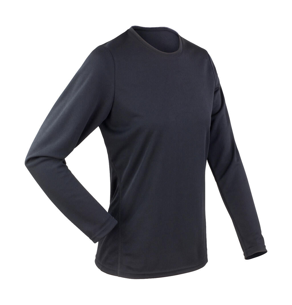Ladies' Performance T-Shirt LS in Farbe Black