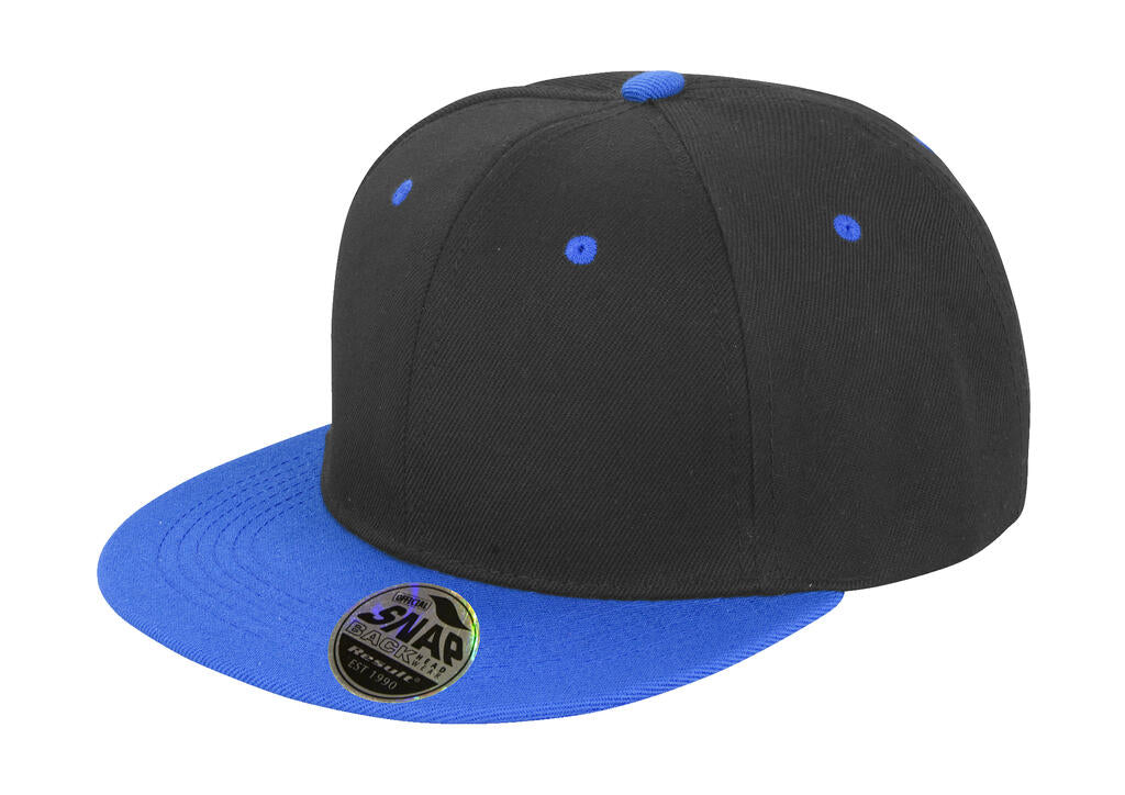 Bronx Original Flat Peak Dual Color in Farbe Black/Azure