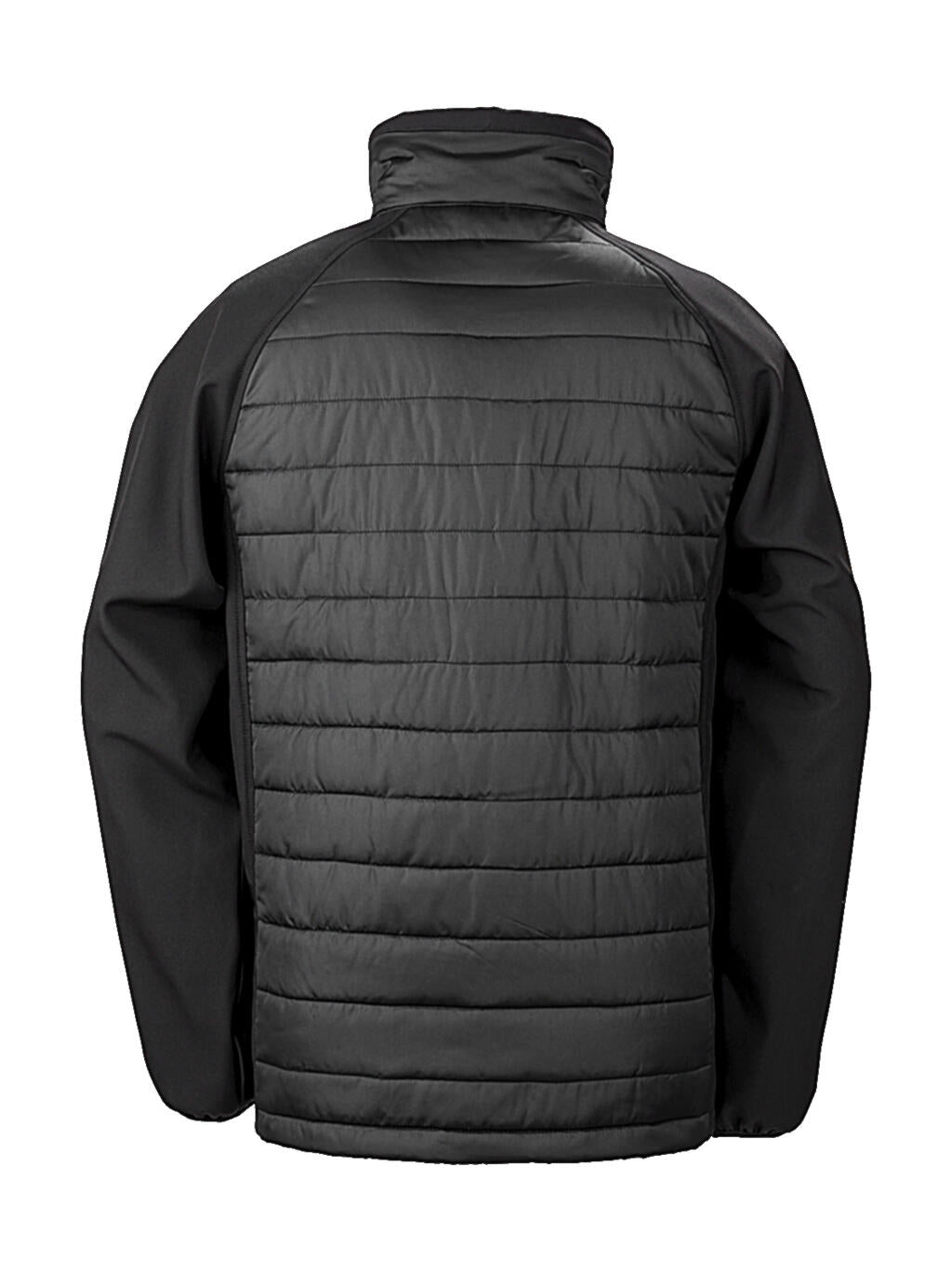 Black Compass Padded Softshell in Farbe Black/Yellow