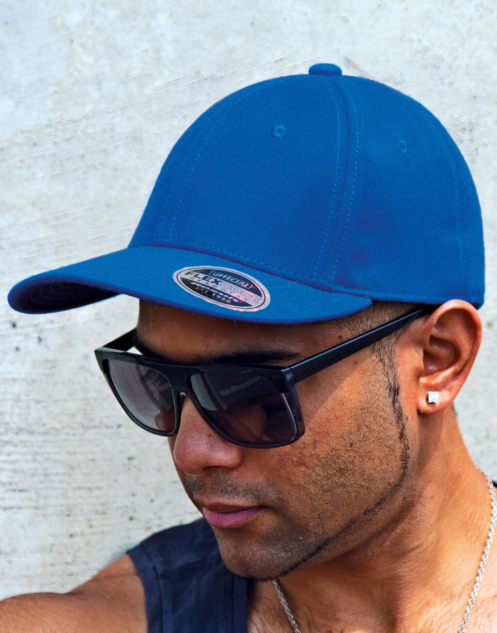 Kansas Flex Cap in Farbe White