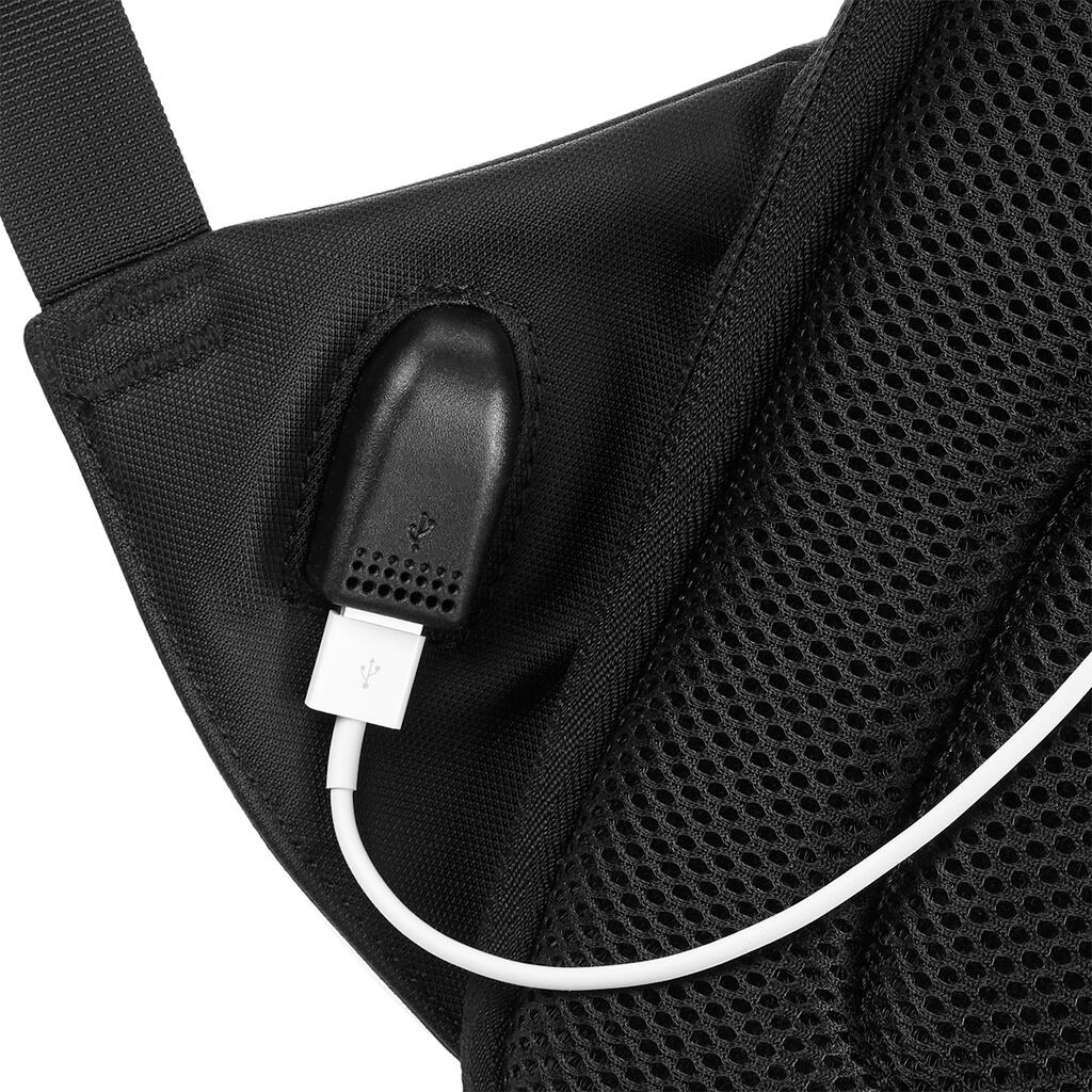 Project Charge Security Backpack in Farbe Black