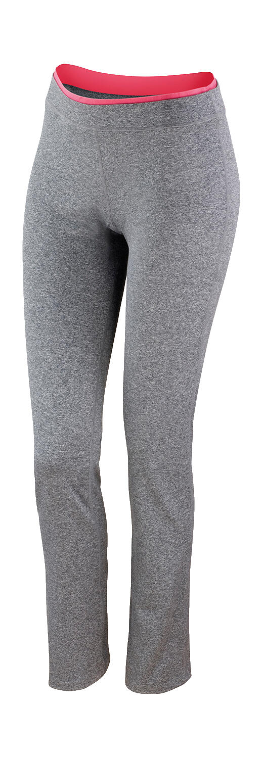 Women's Fitness Trousers in Farbe Sport Grey Marl/Hot Coral