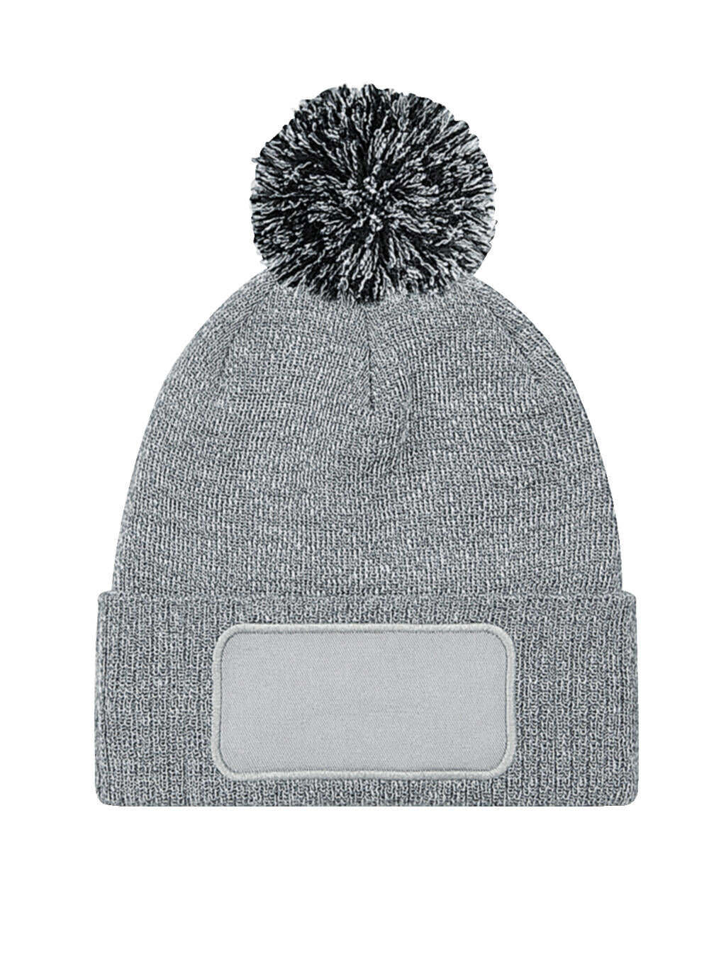 Snowstar Printers Beanie in Farbe Heather Grey/Black