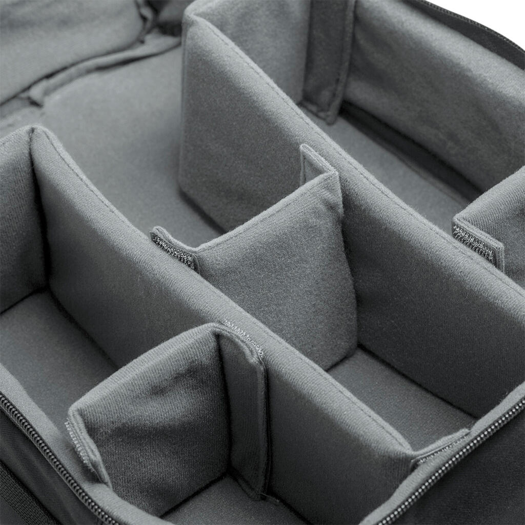 Padded Camera Organiser in Farbe Black