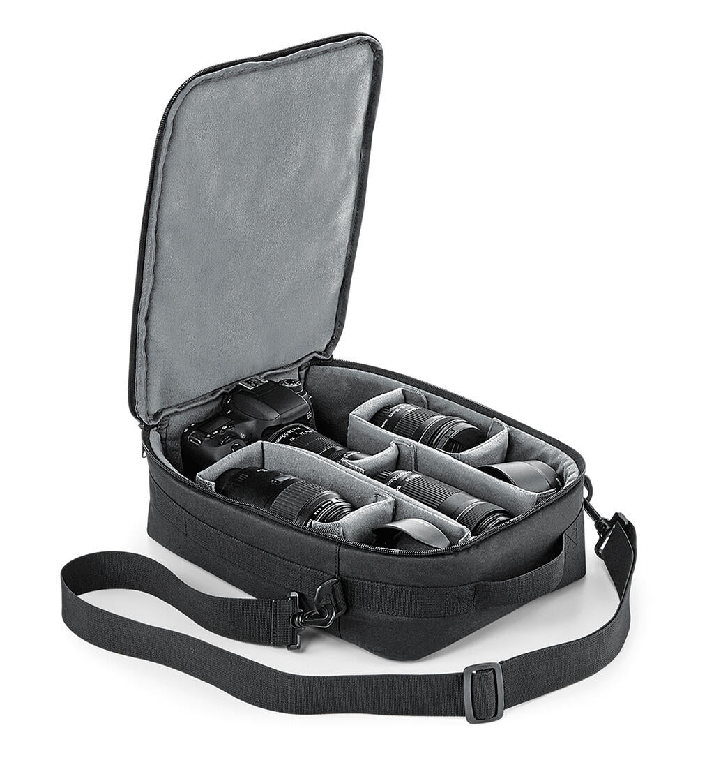 Padded Camera Organiser in Farbe Black
