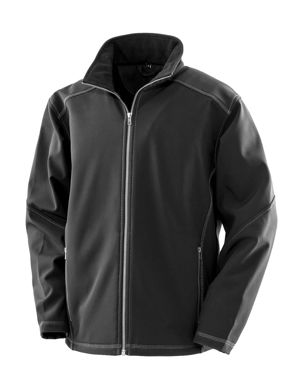 Men's Treble Stitch Softshell in Farbe Black