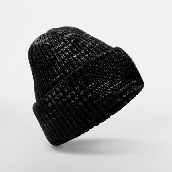 Chunky Knitted Patch Beanie - ShirtStore
