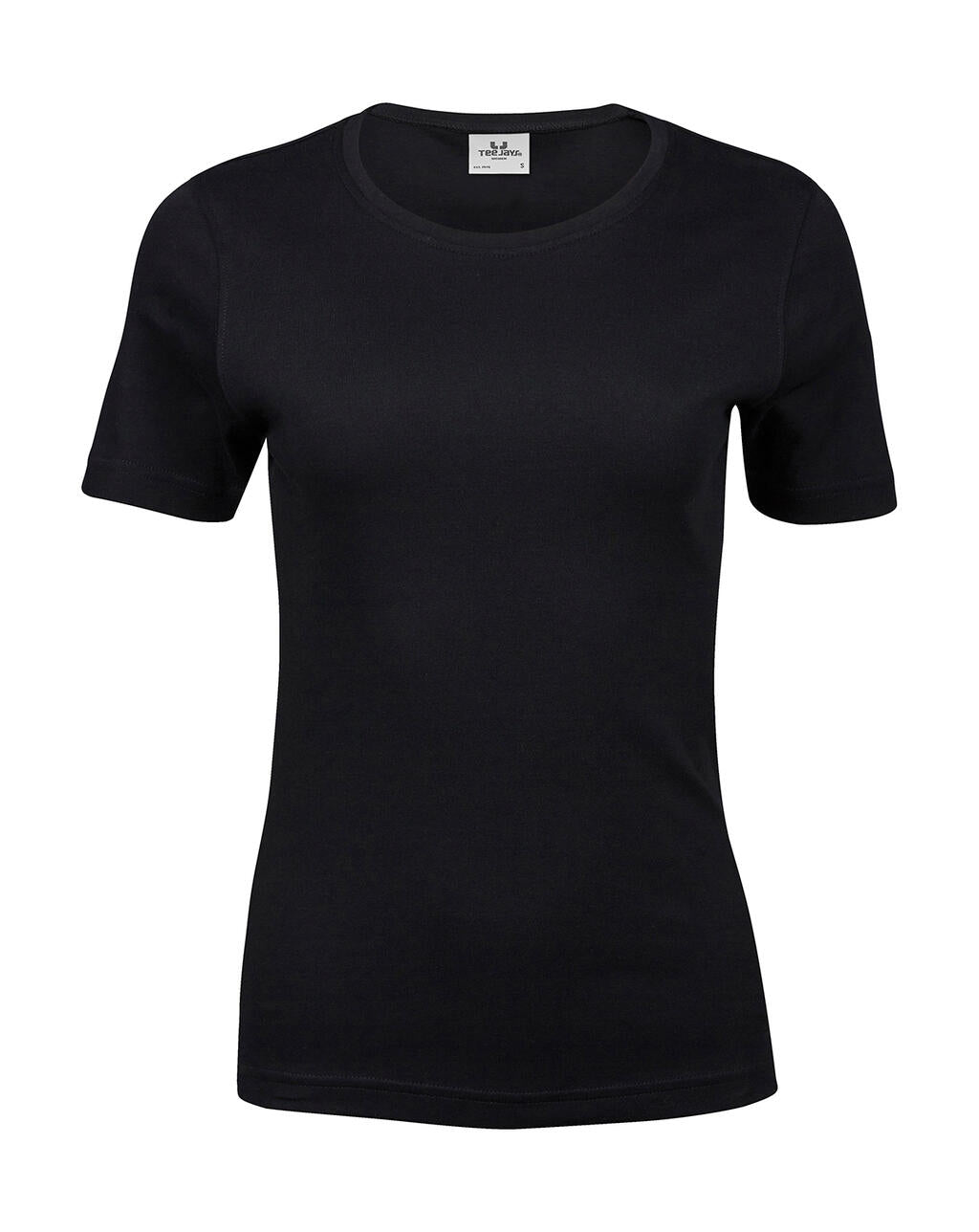 Ladies' Interlock T-Shirt in Farbe Black